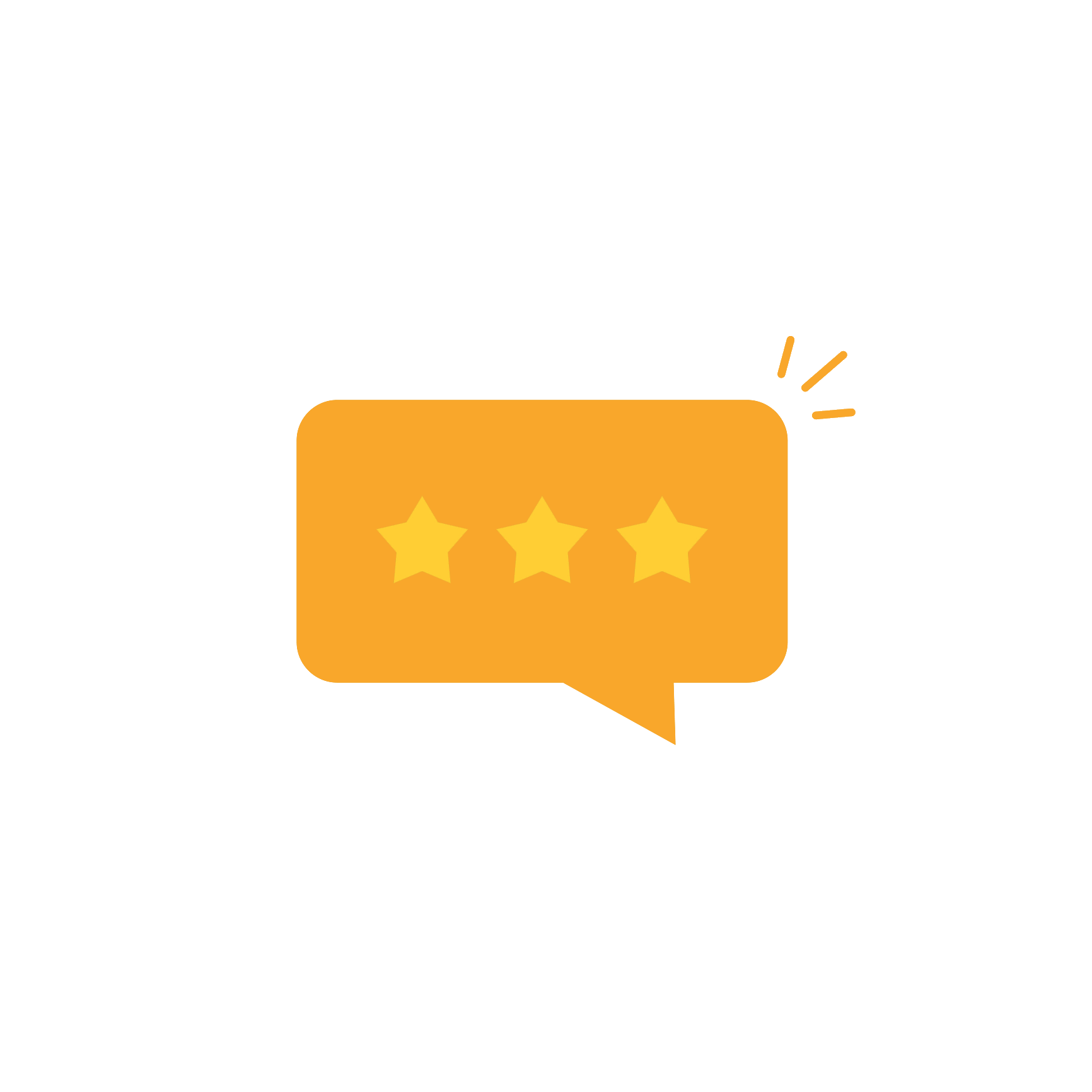 feedback icon orange